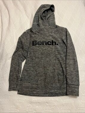 Bench Heather Gray Logo Hooded Pullover
